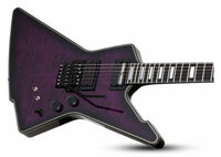 Schecter E-1 FR-S TPB Guitarra Eléctrica Transparent Purple Burst 4