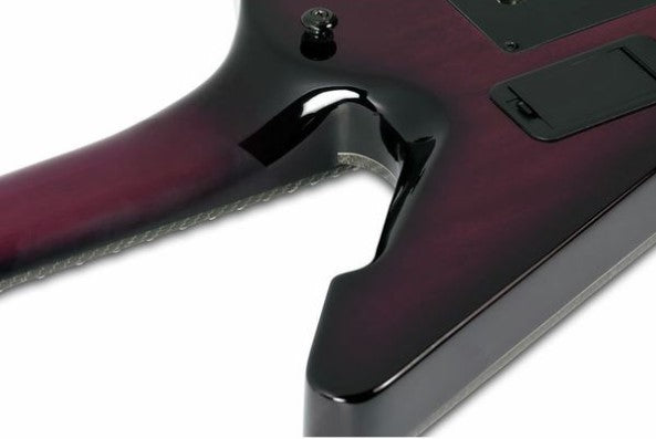 Schecter E-1 FR-S TPB Guitarra Eléctrica Transparent Purple Burst 7