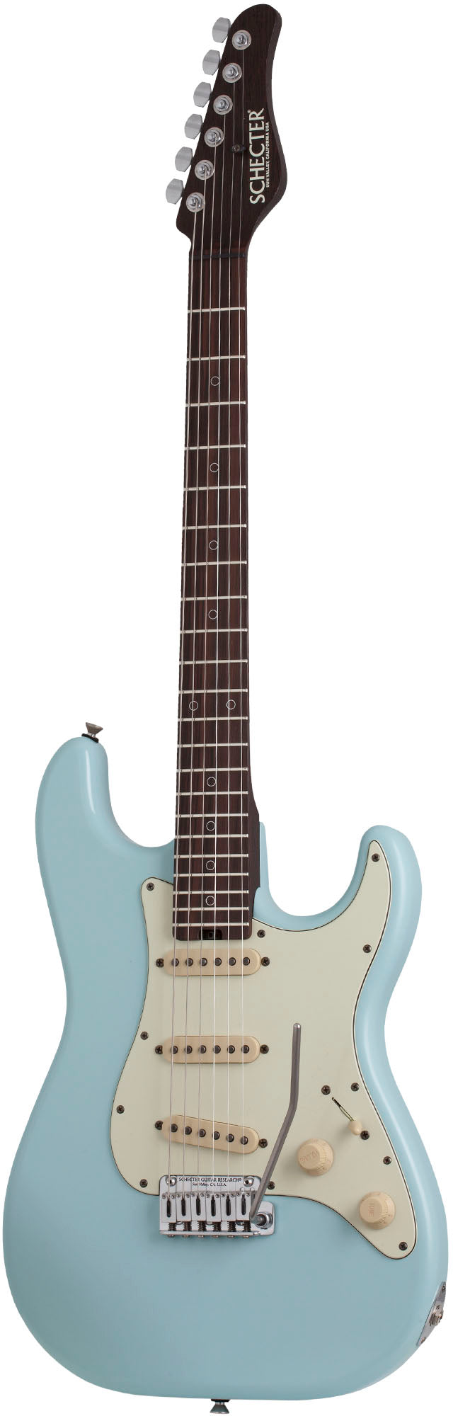 Schecter Nick Johnston USA Wembley SSS AF Guitarra Eléctrica Atomic Frost 1