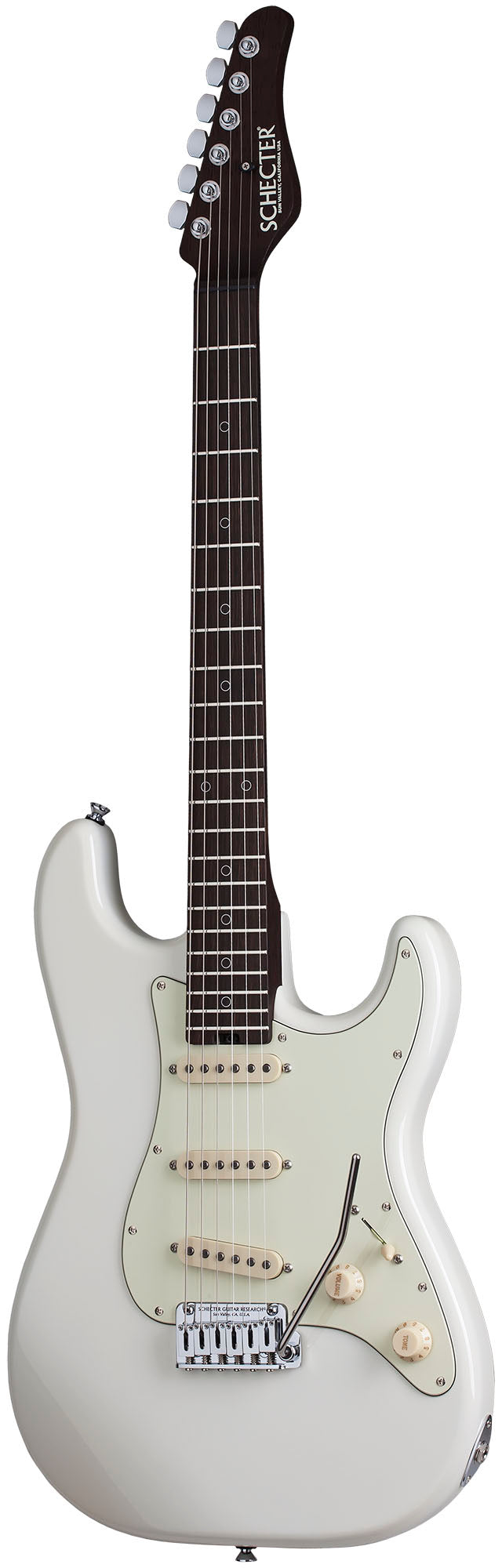 Schecter Nick Johnston Traditional USA SSS AS Guitarra Eléctrica Atomic Snow 1