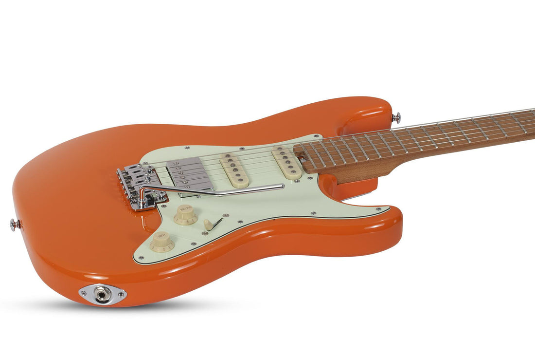 Schecter Nick Johnston Traditional HSS Guitarra Eléctrica Atomic Orange 2