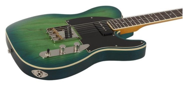 Schecter PT Special AQB Guitarra Eléctrica Aqua Burst Pearl 2