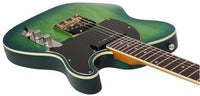 Schecter PT Special AQB Guitarra Eléctrica Aqua Burst Pearl 4