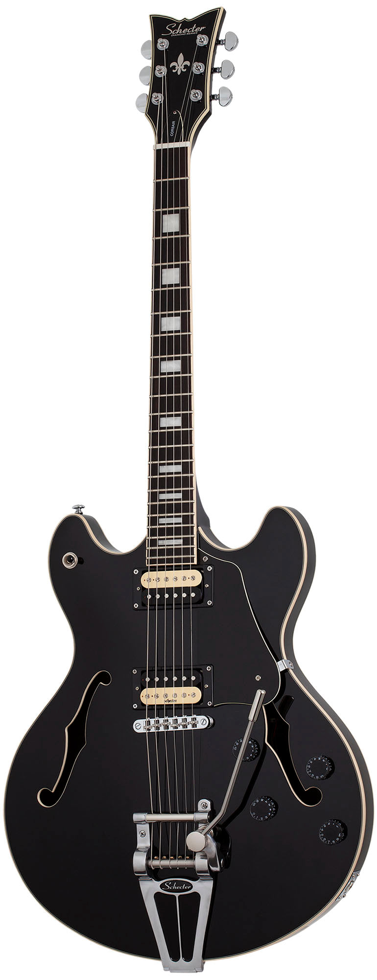 Schecter Corsair GBLK Guitarra Eléctrica Gloss Black 1