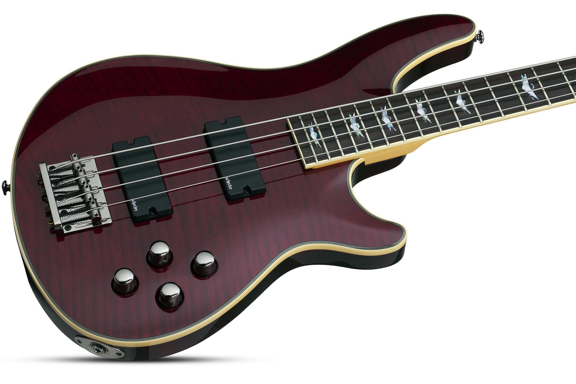 Schecter Omen Extreme 4 BCH Bajo Eléctrico Black Cherry 3