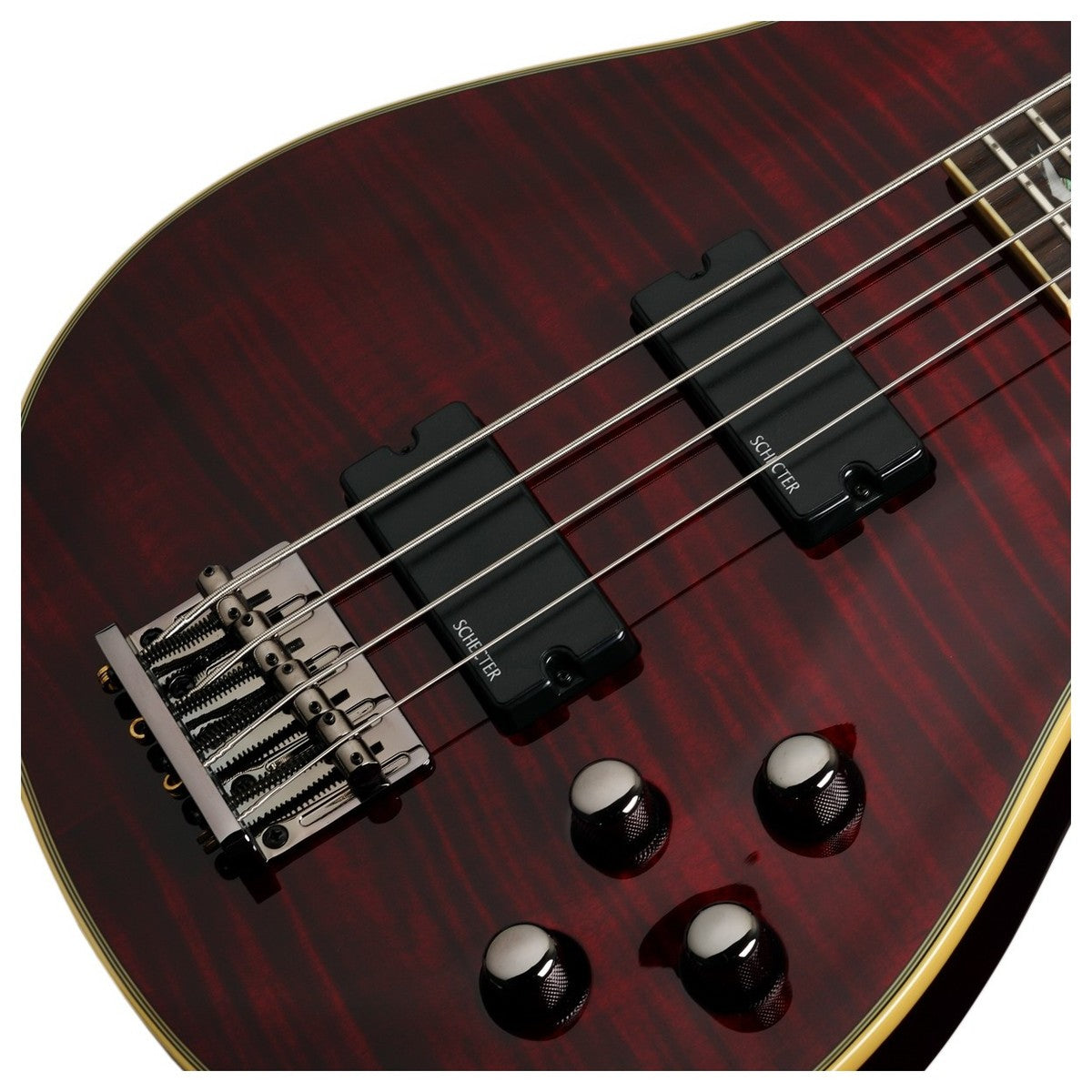 Schecter Omen Extreme 4 BCH Bajo Eléctrico Black Cherry 5