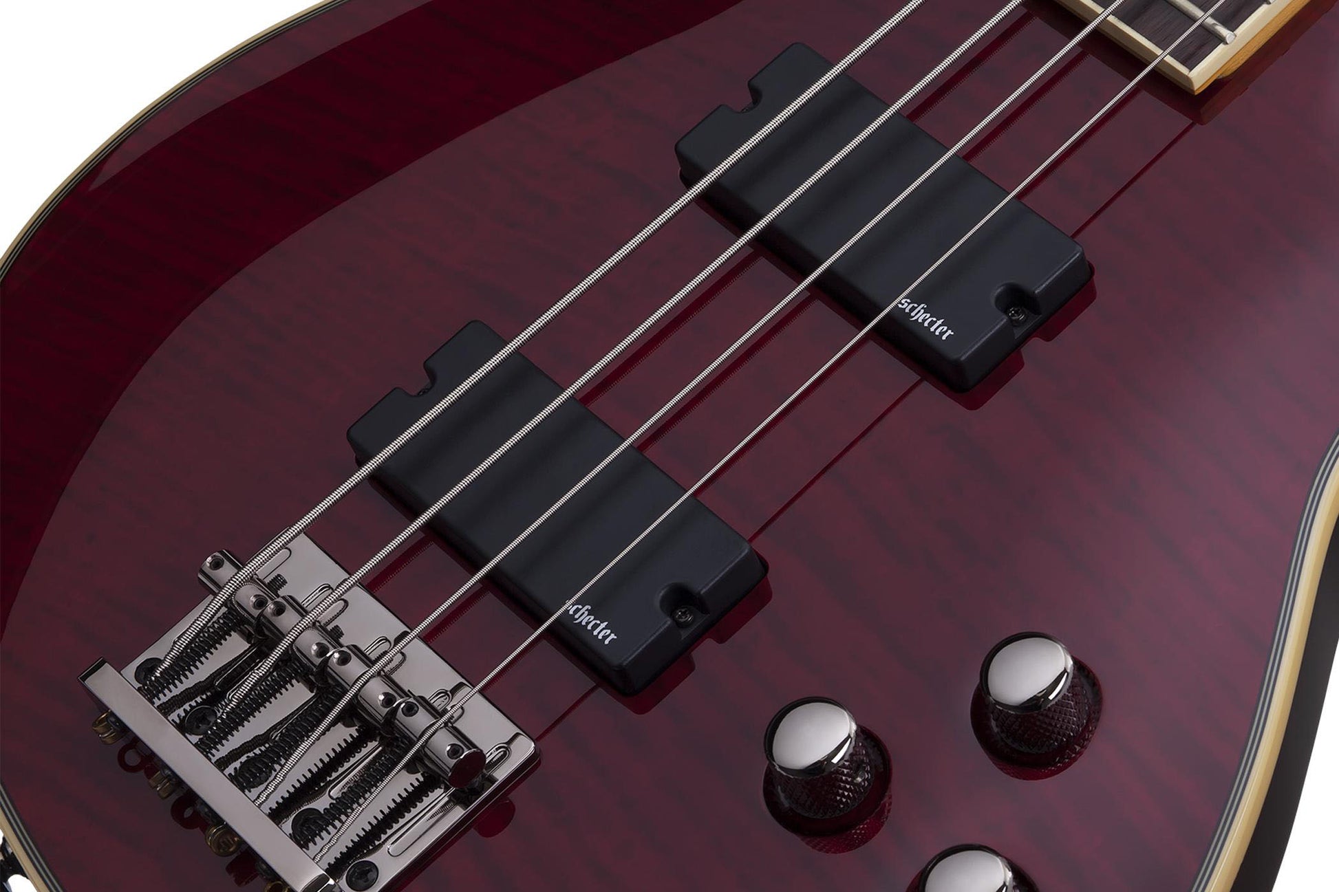 Schecter Omen Extreme 4 BCH Bajo Eléctrico Black Cherry 6