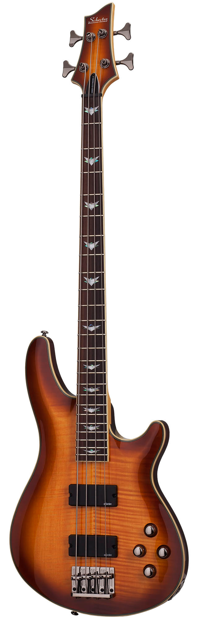 Schecter Omen Extreme 4 VSB Bajo Eléctrica Vintage Sunburst 1