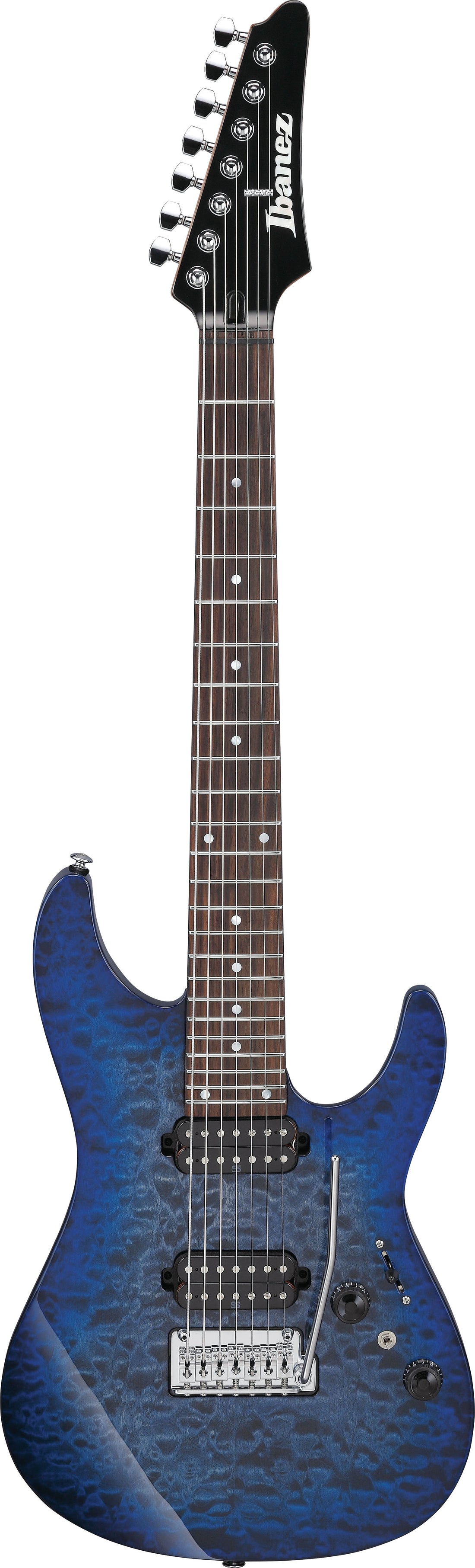 Ibanez AZ427P2QM TUB Premium Guitarra Eléctrica Twilight Blue Burst 1