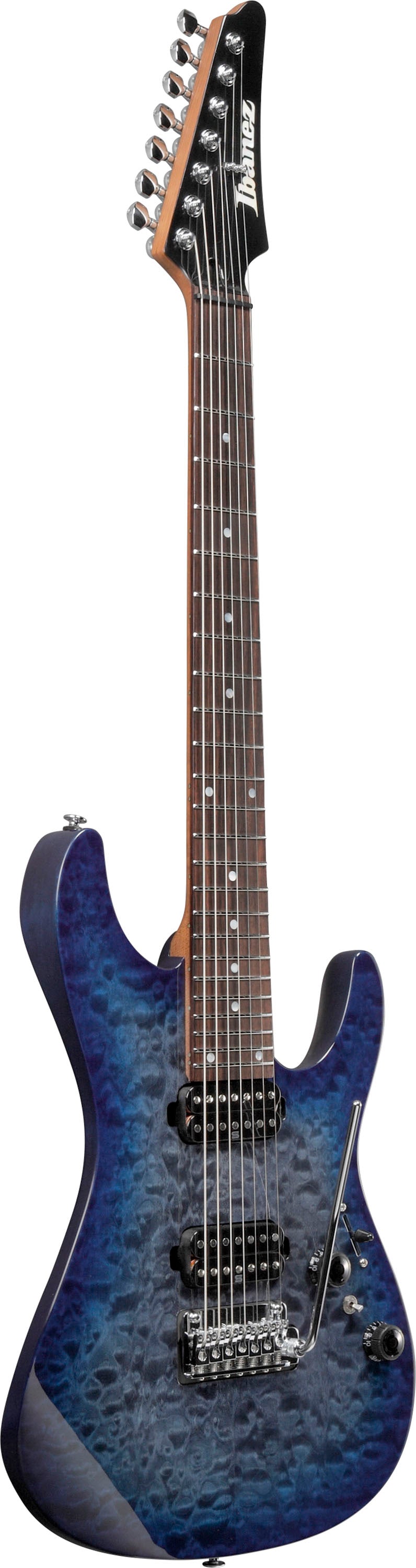 Ibanez AZ427P2QM TUB Premium Guitarra Eléctrica Twilight Blue Burst 2