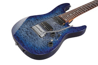 Ibanez AZ427P2QM TUB Premium Guitarra Eléctrica Twilight Blue Burst 8