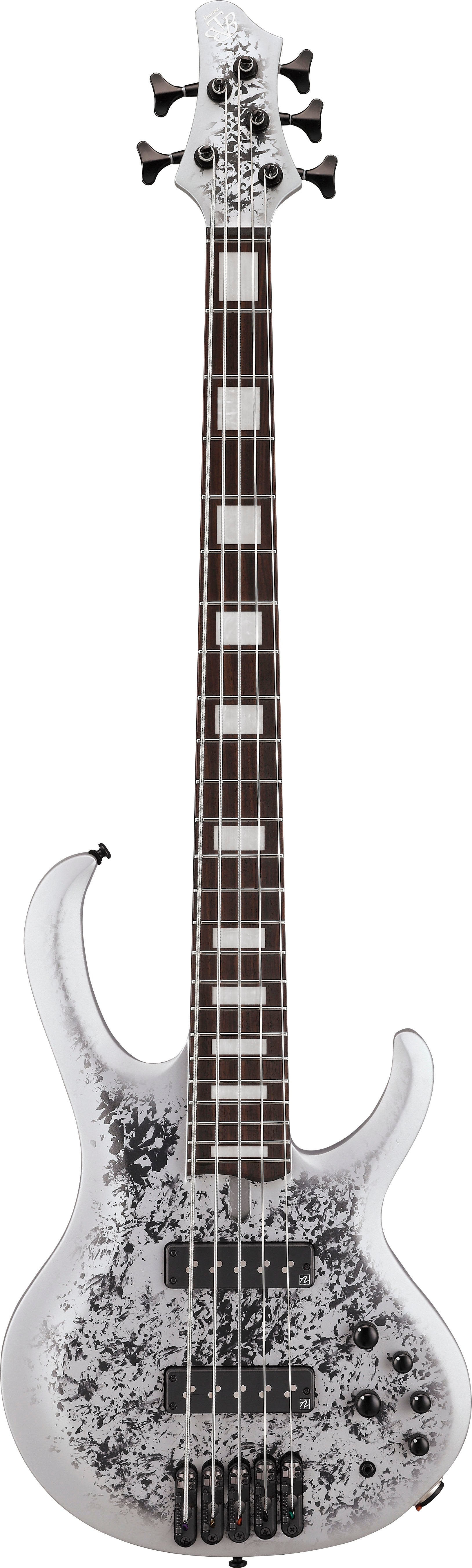 Ibanez BTB25TH5 SLM Bajo Eléctrico 5 Cuerdas Silver Blizzard 1