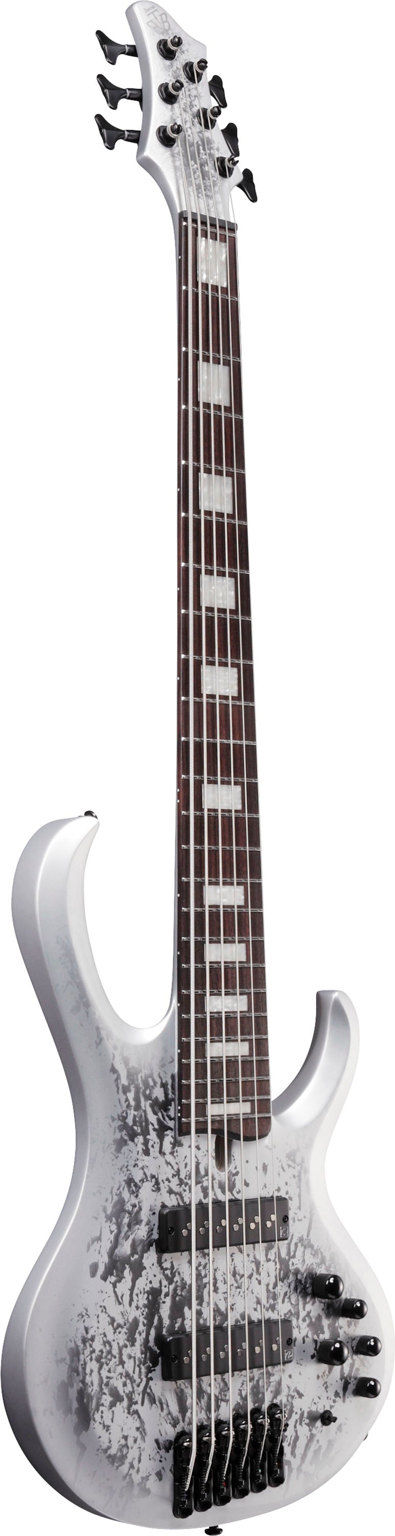 Ibanez BTB25TH6 SLM Bajo Eléctrico 6 Cuerdas Silver Blizzard 2