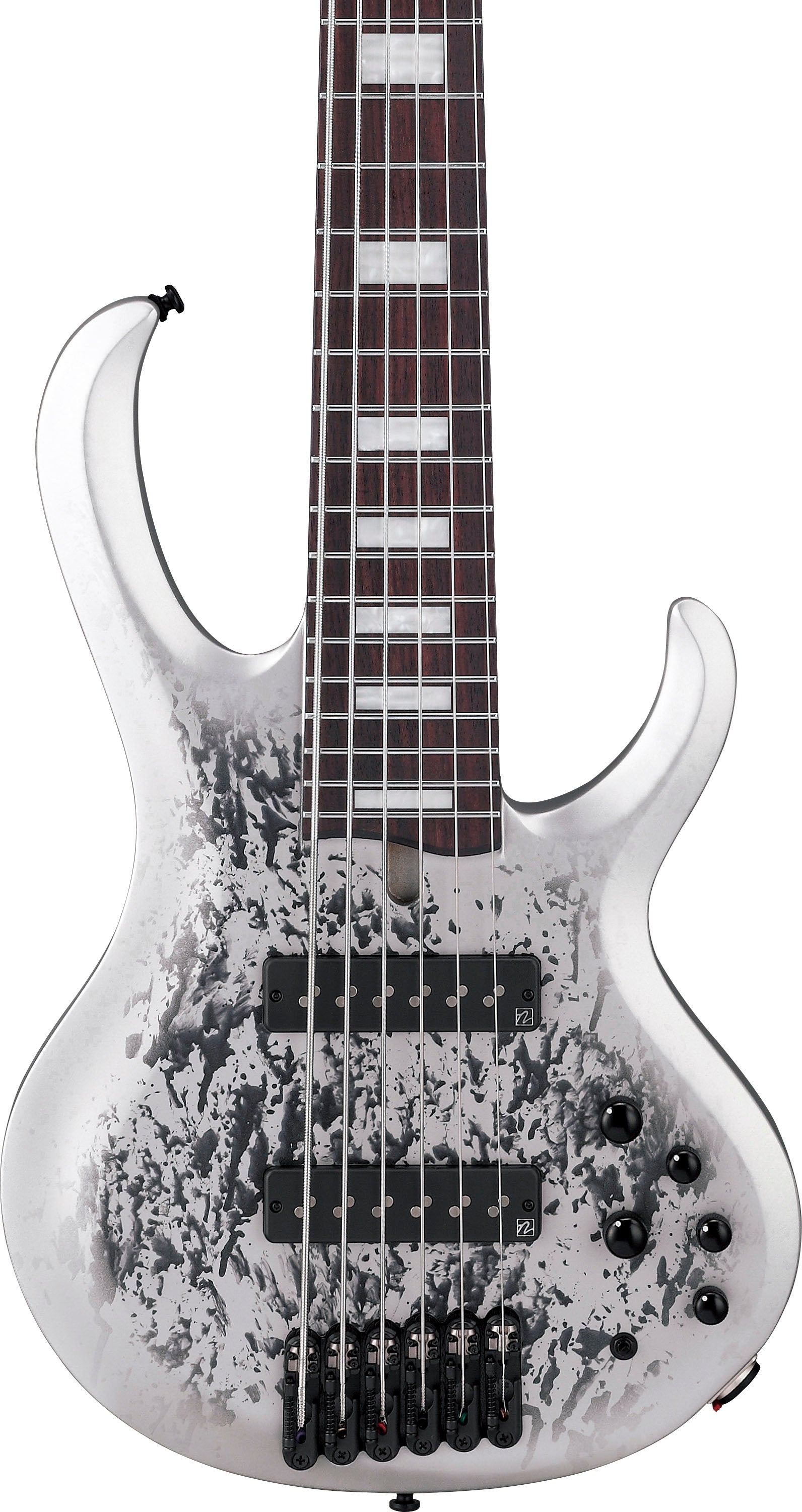 Ibanez BTB25TH6 SLM Bajo Eléctrico 6 Cuerdas Silver Blizzard 4