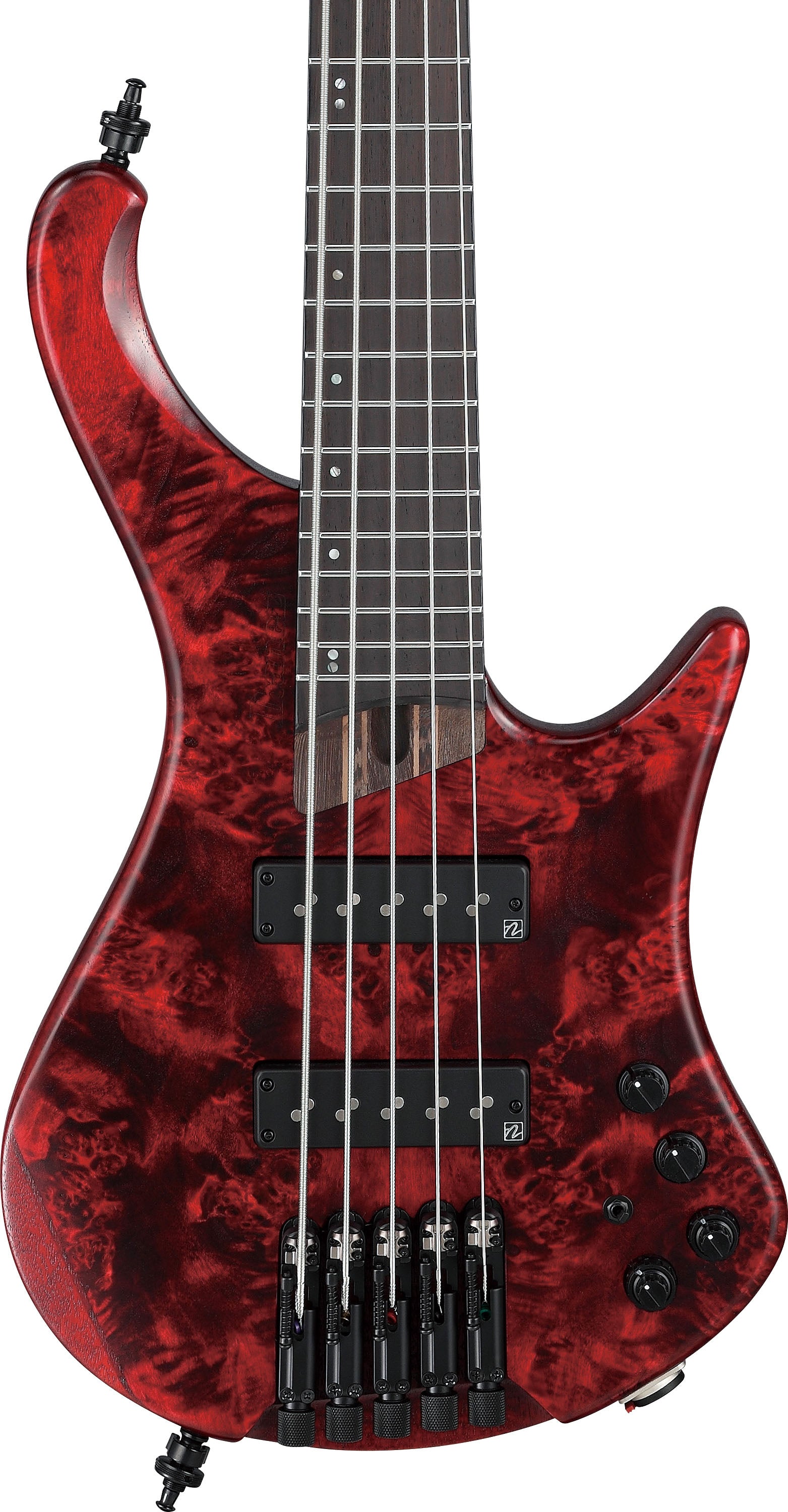 Ibanez EHB1505 SWL Bajo Eléctrico 5 Cuerdas Stained Wine Red 4