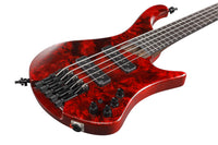 Ibanez EHB1505 SWL Bajo Eléctrico 5 Cuerdas Stained Wine Red 6