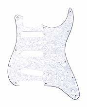 Fender 0992140000 Golpeador Standard Stratocaster 3 Single Coils 11 Screw Holes White Pearl 4 Ply 1