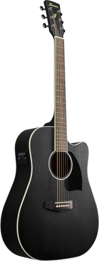 Ibanez PF16MWCE WK Guitarra Electroacústica Dreadnought Weathered Black 3