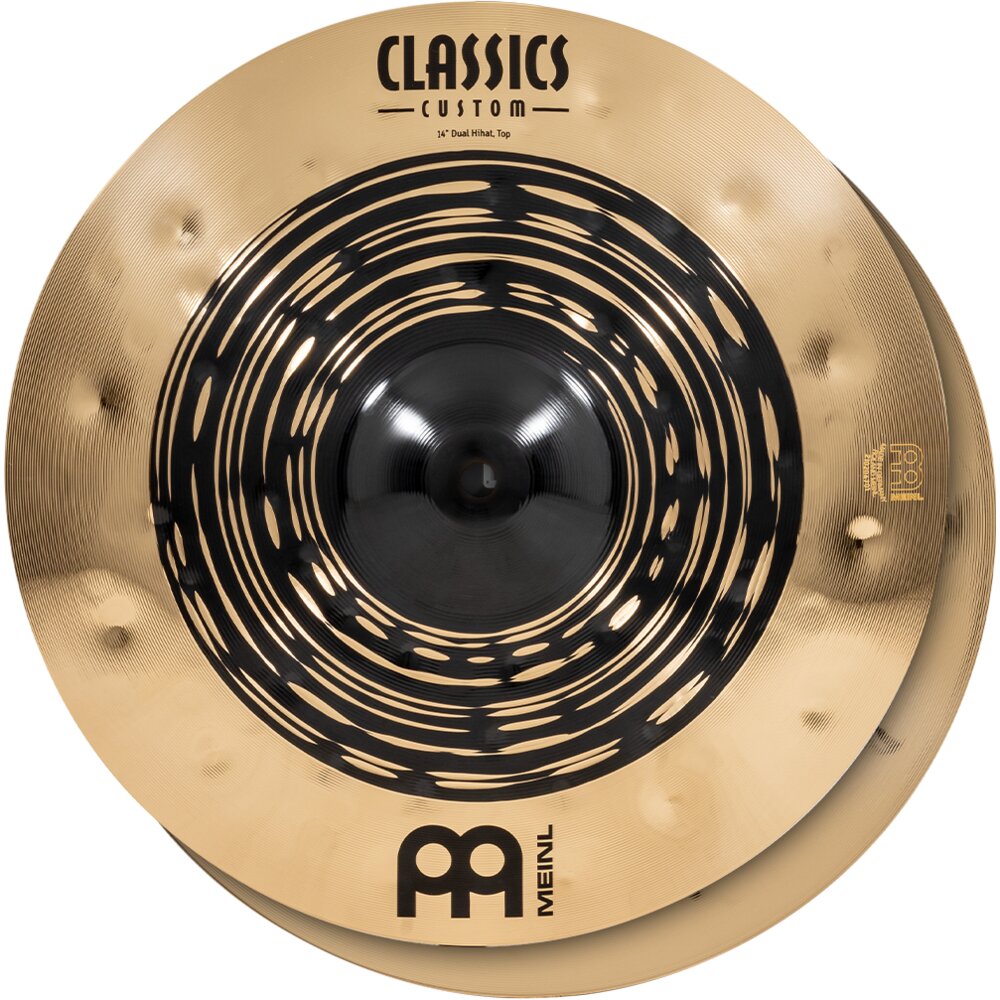 Meinl CC14DUH Classics Custom Dual Hihat 14 Platos Batería 1