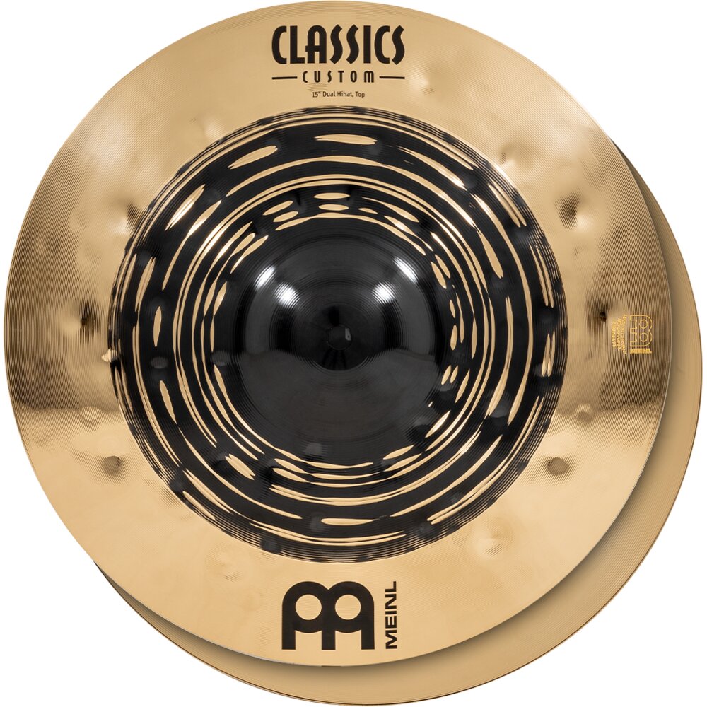 Meinl CC15DUH Classics Custom Dual Hihat 15 Platos Batería 1