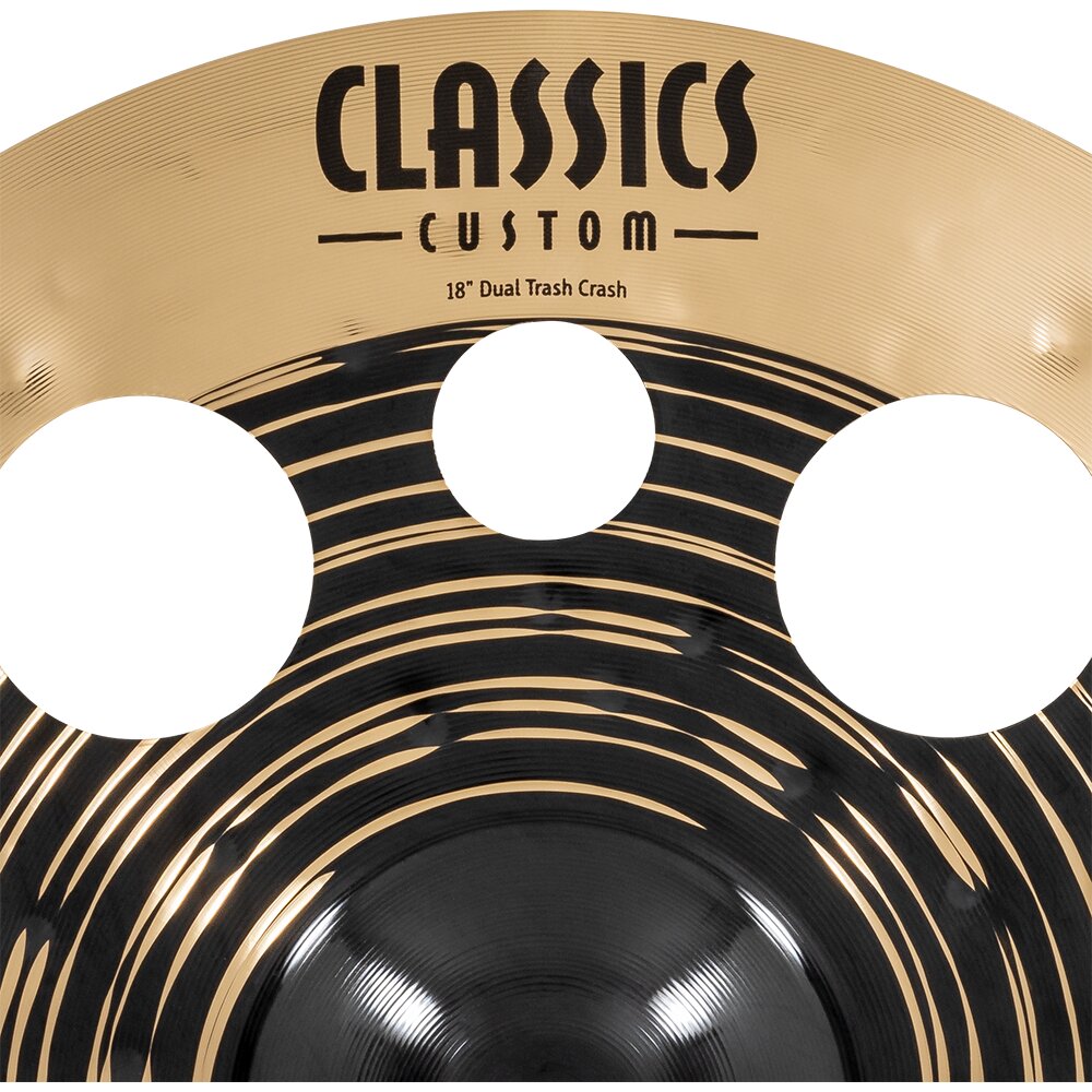 Meinl CC18DUTRC Classics Custom Dual Trash Crash 18 Plato Batería 6