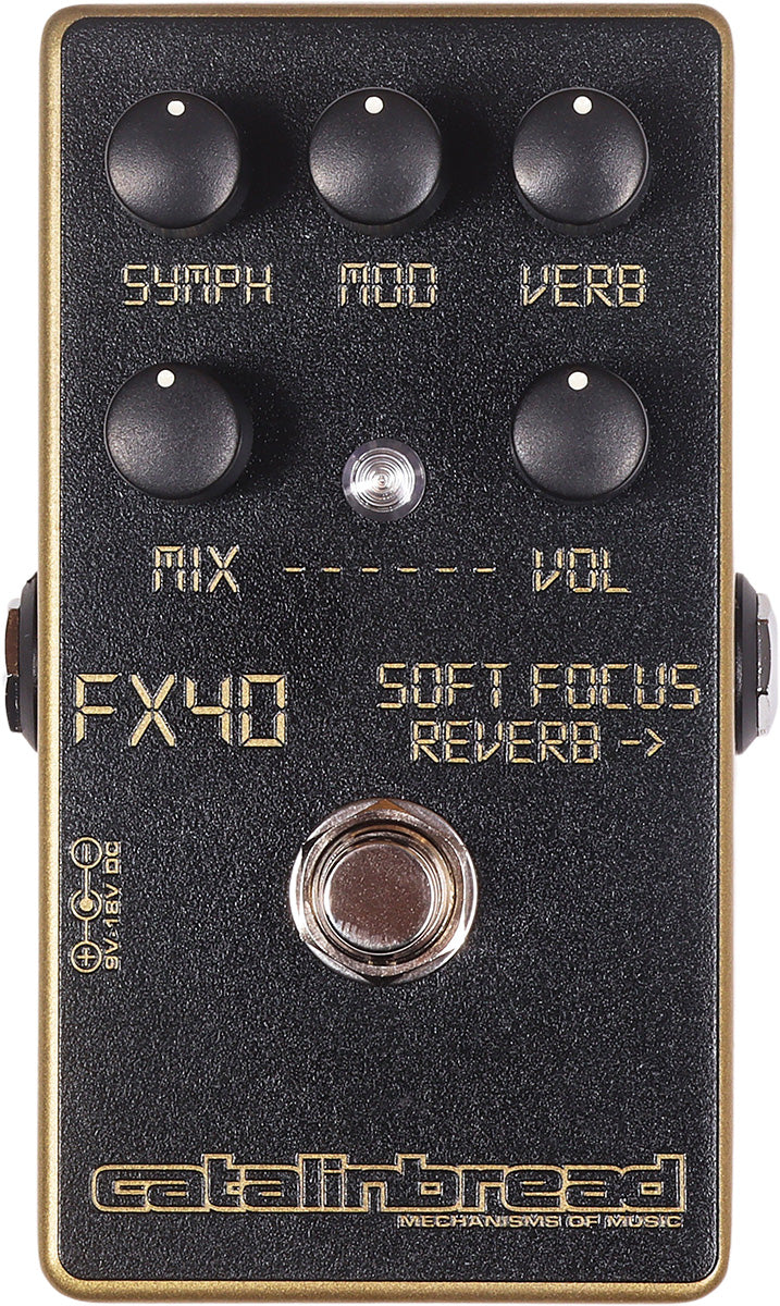 Catalinbread Soft Focus Gold Pedal Reverb 1