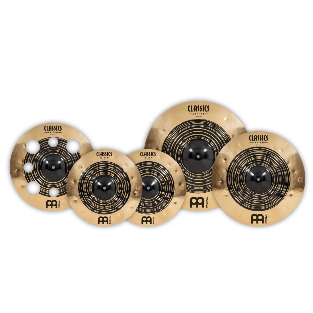 Meinl CCDU4680 Classics Custom Dual Expanded Pack de Platos 14/16TC/18/20 2