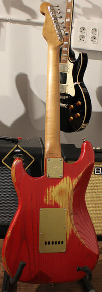 Paoletti Guitars Stratospheric Loft SSS RMN Guitarra Eléctrica Gold Ruby 1