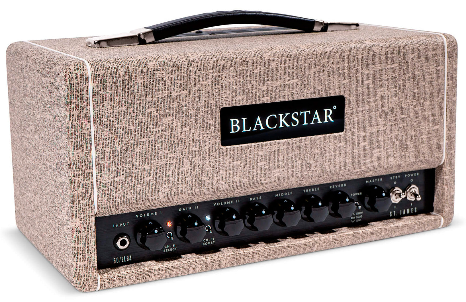 Blackstar ST James 50 EL34H Fawn Amplificador Cabezal Guitarra 2