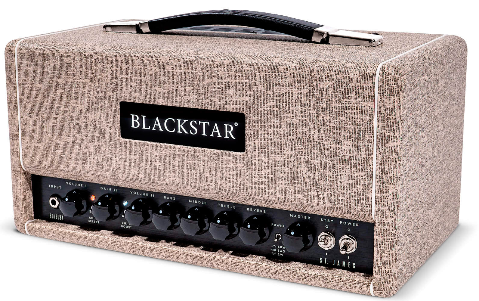 Blackstar ST James 50 EL34H Fawn Amplificador Cabezal Guitarra 3