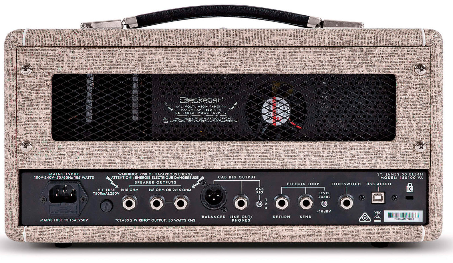 Blackstar ST James 50 EL34H Fawn Amplificador Cabezal Guitarra 4