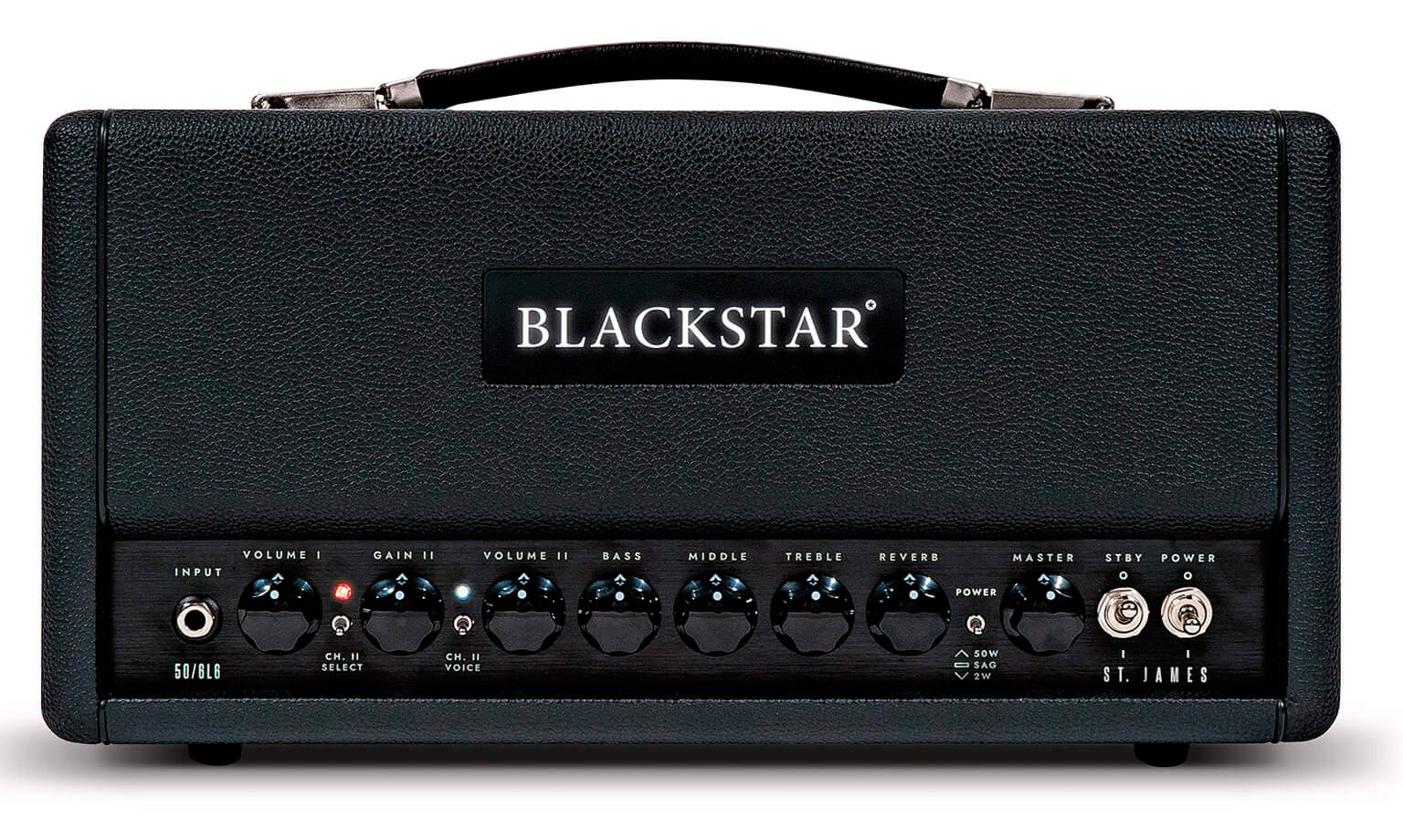 Blackstar ST James 50 6L6H Black Amplificador Cabezal Guitarra 1