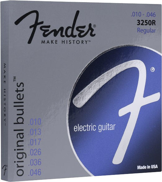 Fender 0733150406 3150R Pure Nickel Bullet End Juego Cuerdas Eléctrica 010-046 1