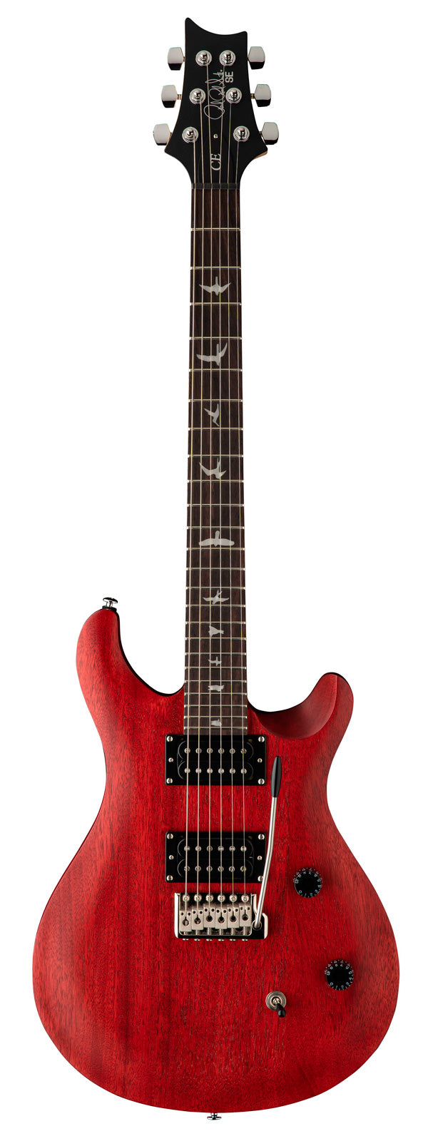 PRS SE CE24 Standard Satin VCH Guitarra Eléctrica Vintage Cherry 1