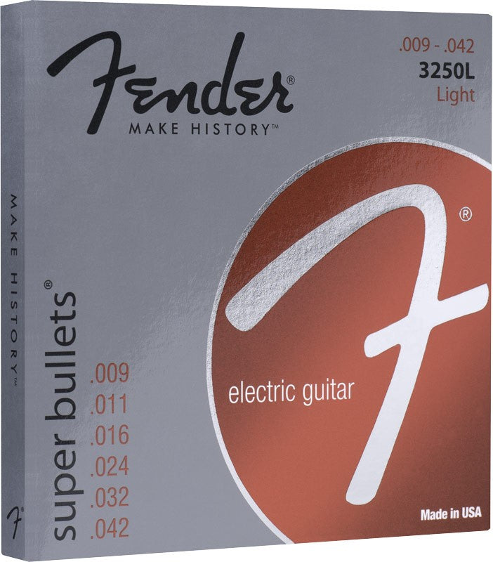 Fender 0733250403 3250L Bullet Juego Cuerdas Eléctrica 009-042 1