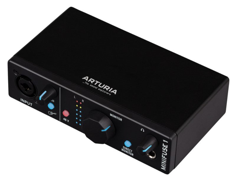 Arturia Minifuse 1 Black Interfaz de Audio Negra 4