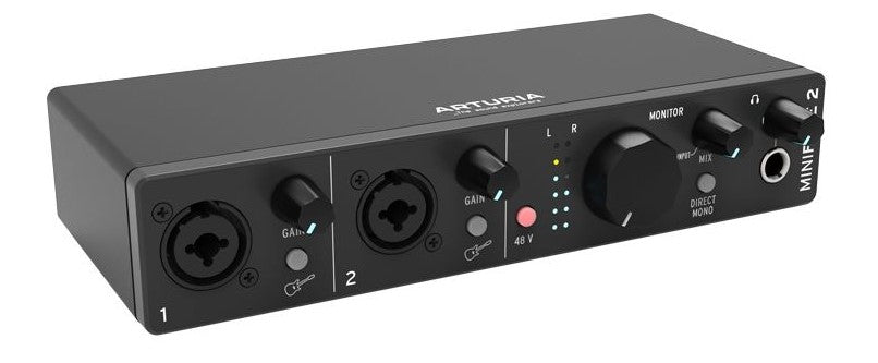 Arturia Minifuse 2 Black Interfaz de Audio Negra