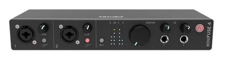 Arturia Minifuse 4 Black Interfaz de Audio Negra 3