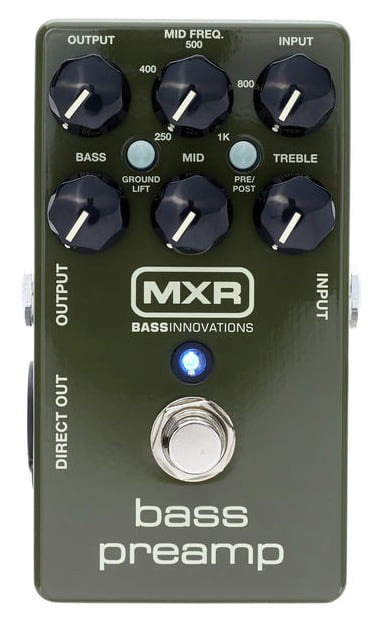 Dunlop M81 MXR Bass Preamp Pedal Previo Bajo 1