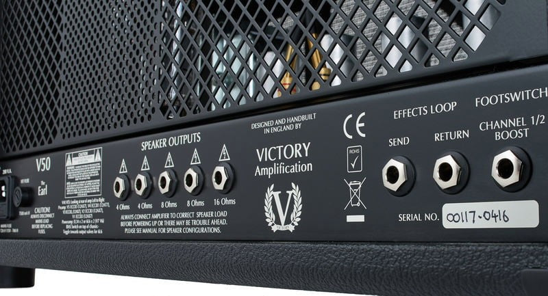 Victory Amps V50 The Earl Amplificador Cabezal Guitarra. Demo. 5