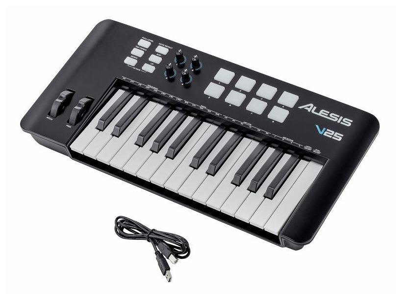 Alesis V25 MKII Teclado Controlador Midi USB 25 Teclas 10