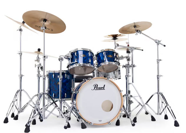 Pearl MMG904XP C418 Master Maple Gum Batería Acústica Blue Abalone 1