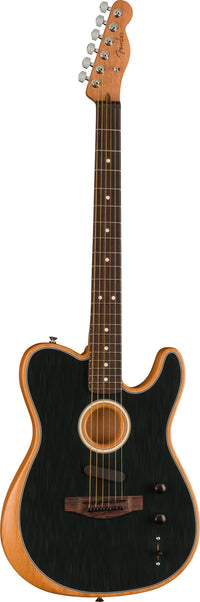 Fender Acoustasonic Player Telecaster RW Guitarra Electroacústica Brushed Black 2