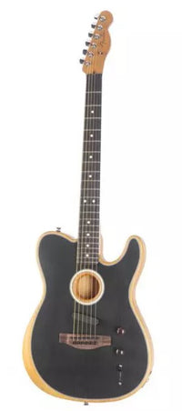 Fender Acoustasonic Player Telecaster RW Guitarra Electroacústica Brushed Black 3