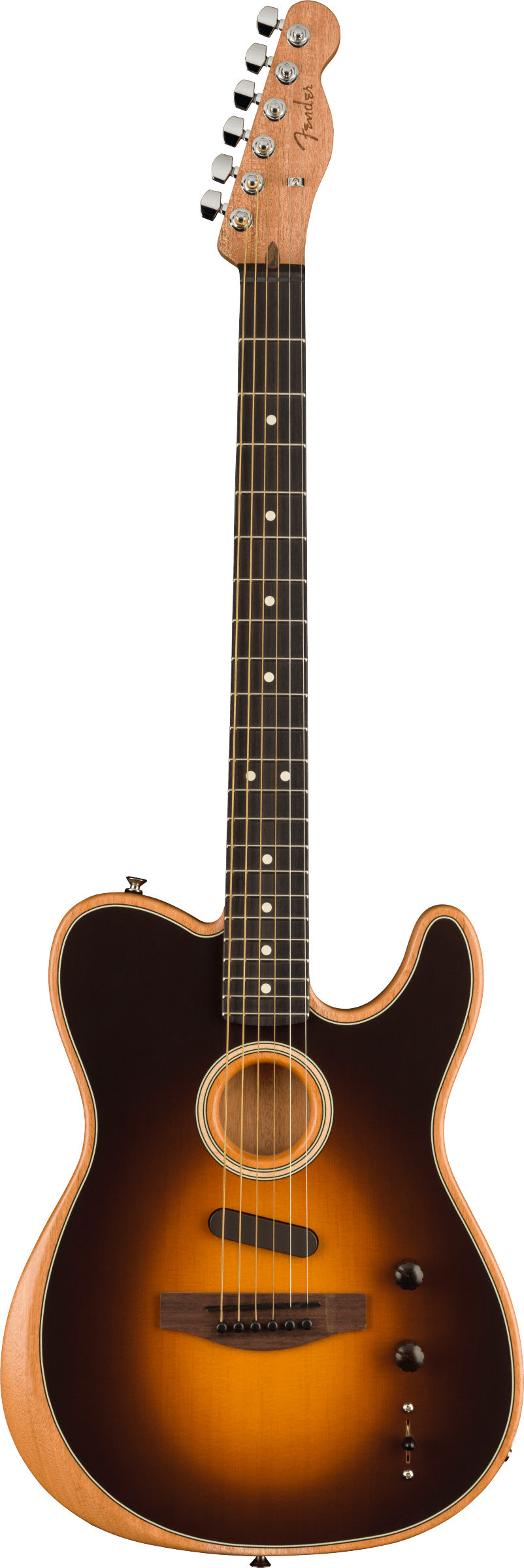 Fender Acoustasonic Player Telecaster RW Guitarra Electroacústica Shadow Burst 1