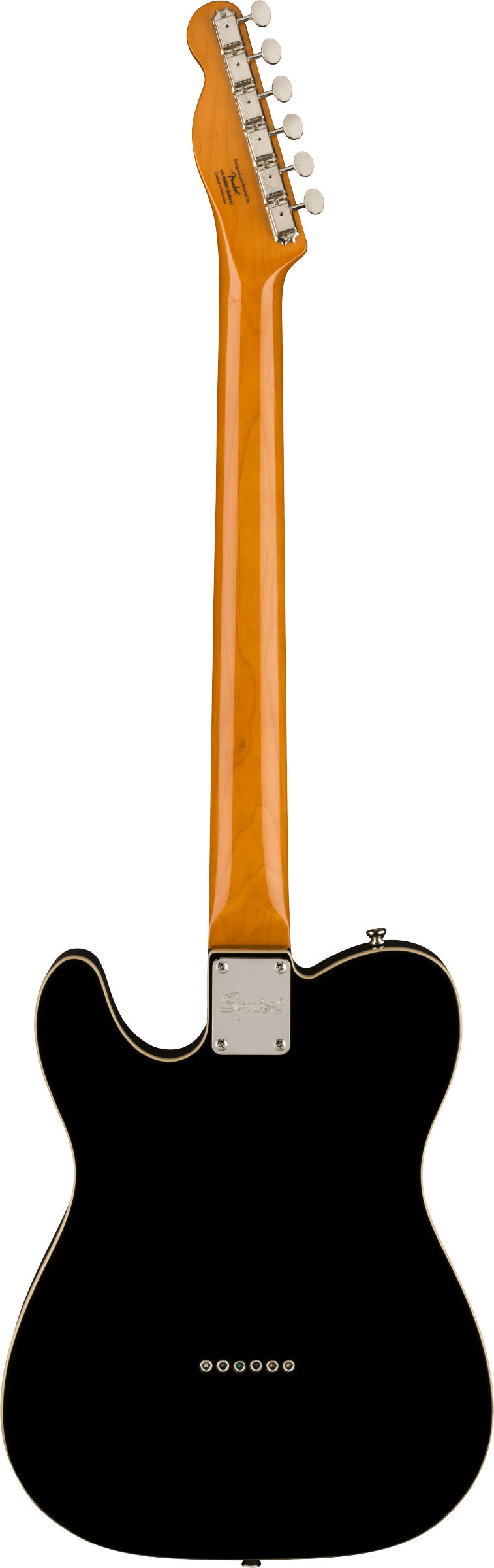 Squier Classic Vibe Baritone Custom Telecaster IL Guitarra Eléctrica Negra 2