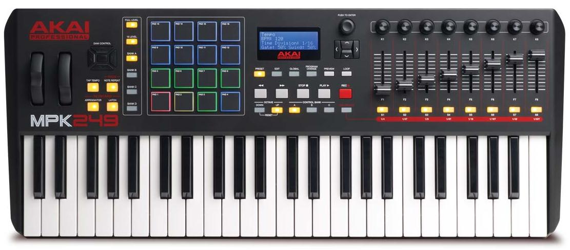 AKAI MPK249 Teclado Controlador USB Midi 49 Teclas 21