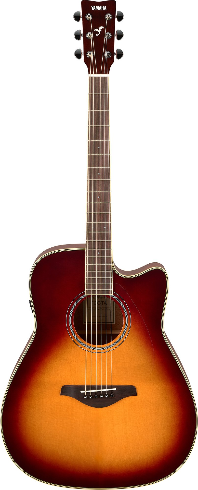 Yamaha FGCTA BS Transacoustic Guitarra Electroacústica Western Brown Sunburst 1