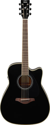 Yamaha FGCTA BL Transacoustic Guitarra Electroacústica Western Negra 1