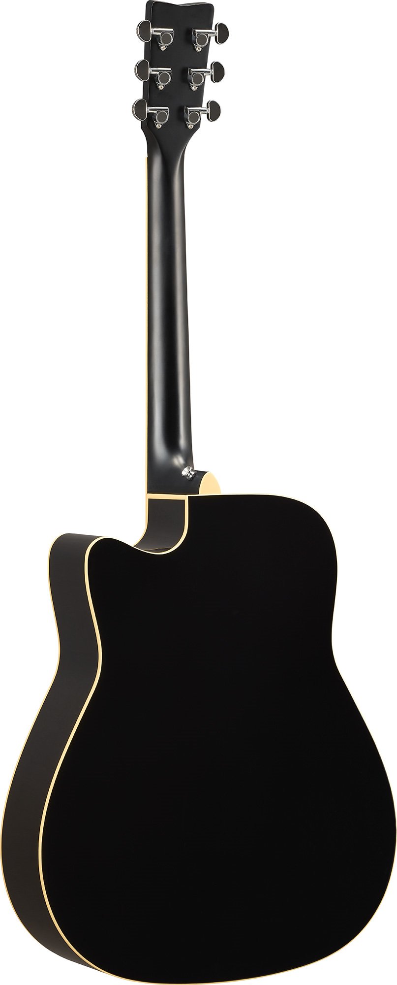 Yamaha FGCTA BL Transacoustic Guitarra Electroacústica Western Negra 3